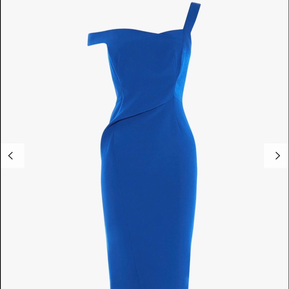 "Karen Millen Asymmetric Strap Dress